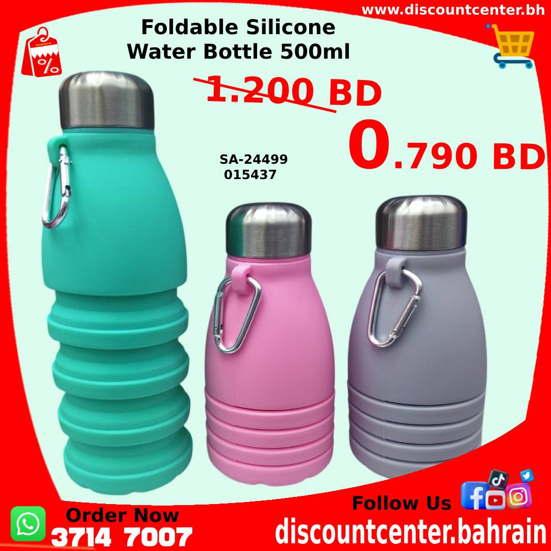 Foldable Silicone Water Bottle 550ML