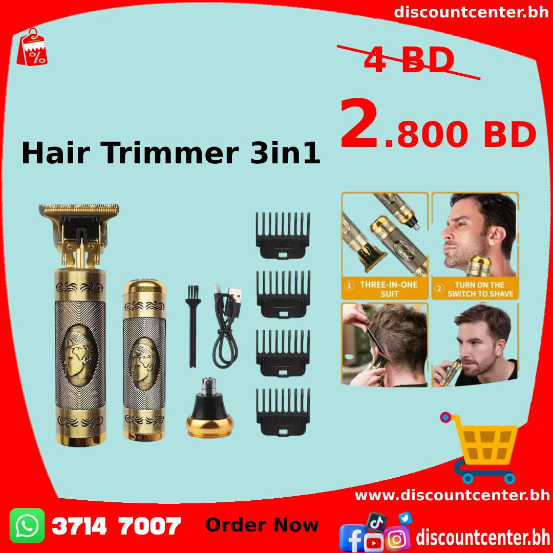 Hair Trimmer 3in1 Wireless