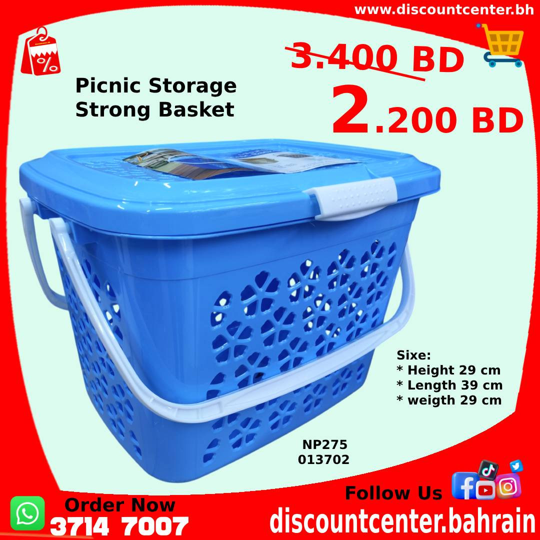 Picnic Storage Strong Basket