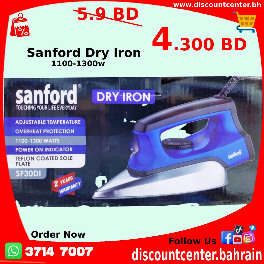 Sanford Dry Iron 1300w